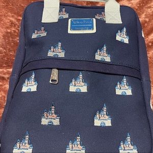 NWT Loungefly Disney Parks Canvas Castle Backpack